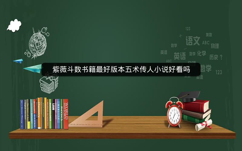 紫薇斗数书籍最好版本五术传人小说好看吗