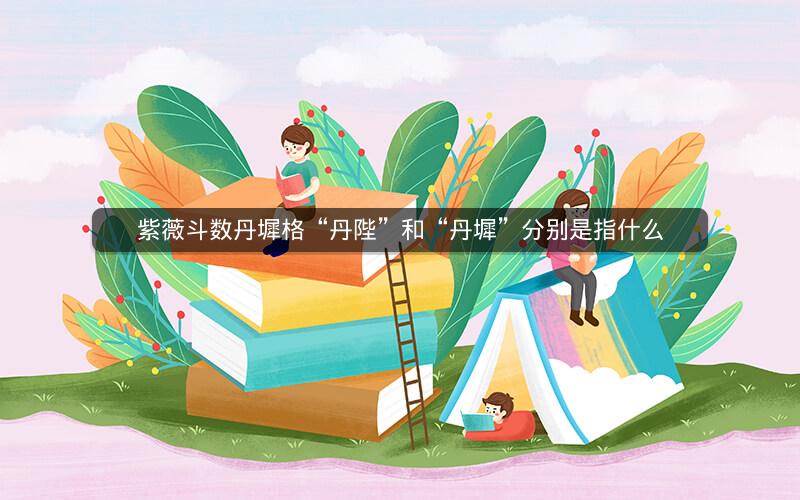 紫薇斗数丹墀格“丹陛”和“丹墀”分别是指什么