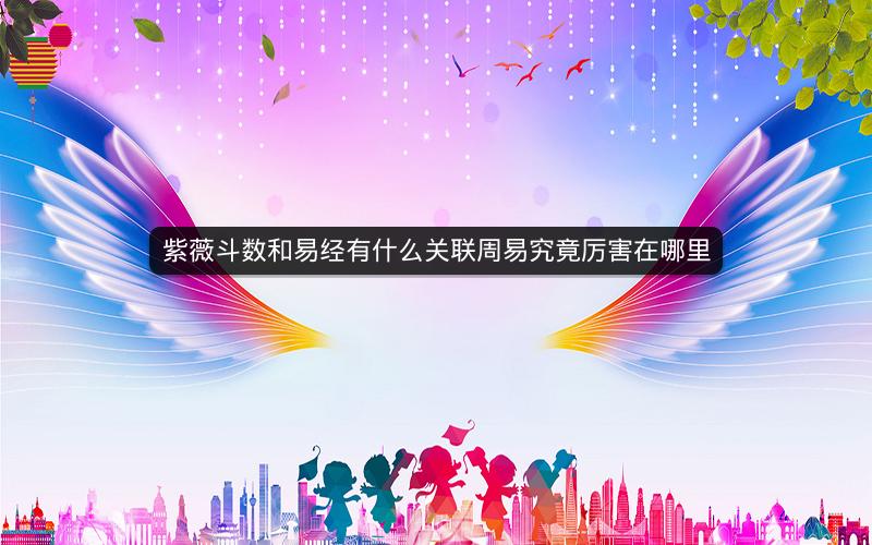 紫薇斗数和易经有什么关联周易究竟厉害在哪里