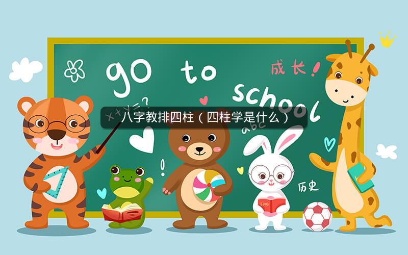 八字教排四柱（四柱学是什么）
