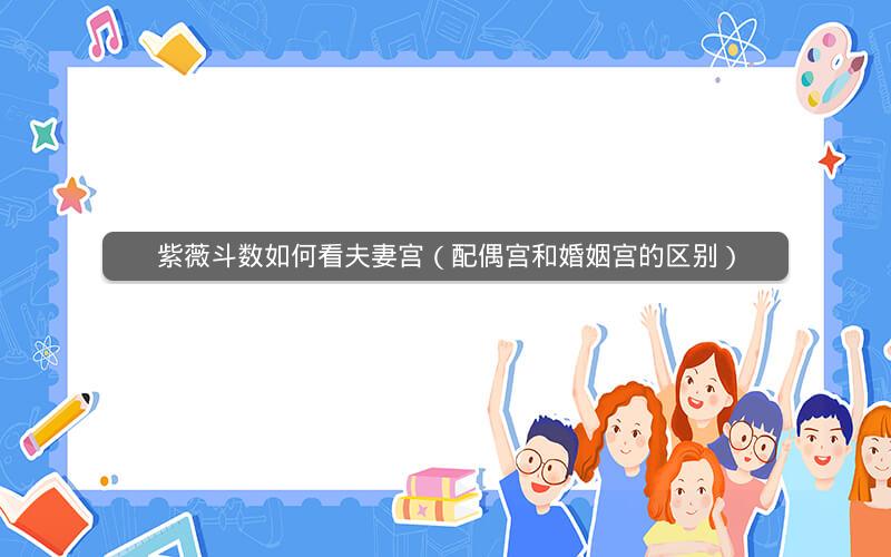 紫薇斗数如何看夫妻宫（配偶宫和婚姻宫的区别）