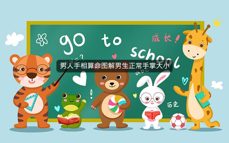 男人手相算命图解男生正常手掌大小