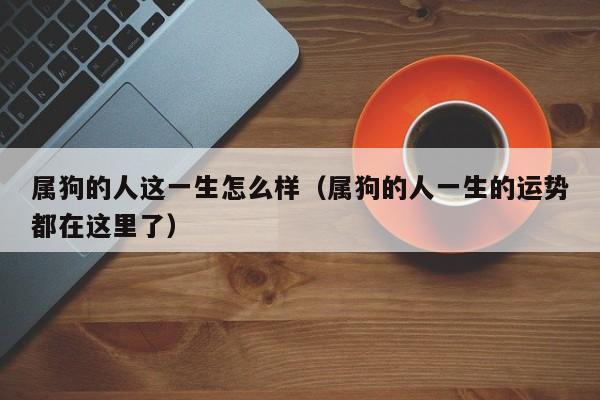 属狗的人这一生怎么样(属狗的人一生的运势都在这里了)