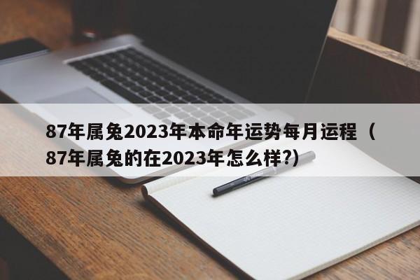 87年属兔2023年本命年运势每月运程（87年属兔的在2023年怎么样?）