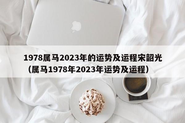 1978属马2023年的运势及运程宋韶光（属马1978年2023年运势及运程）