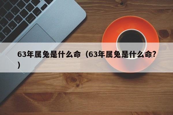 63年属兔是什么命（63年属兔是什么命?）
