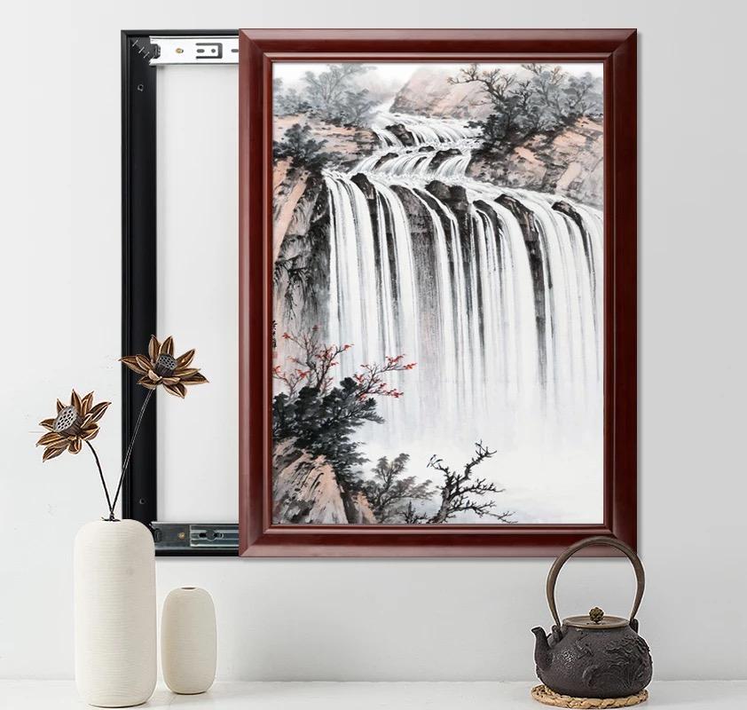 财气不好怎么借财 招财的风水画-饭店大厅挂什么字画好招财旺运首选山水画