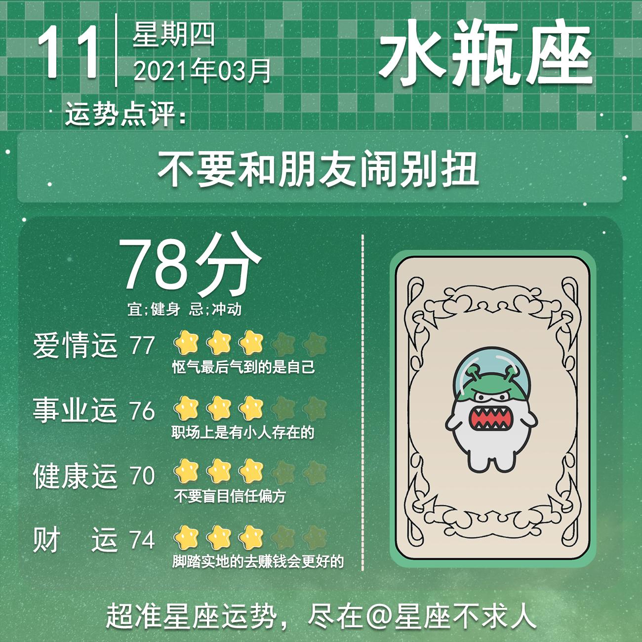 2021年11星座运势-2021年12月11日
