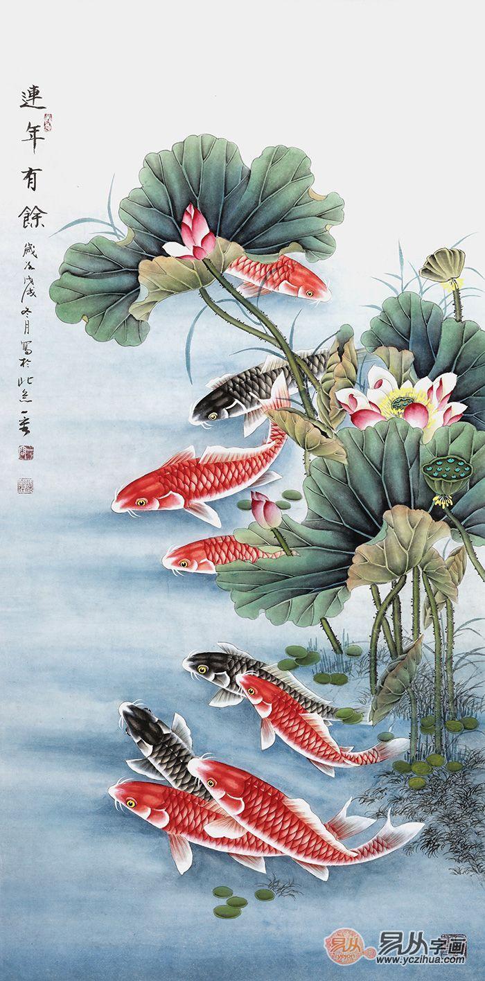家里挂什么画财运好 挂画推荐-中式一进门玄关挂什么画