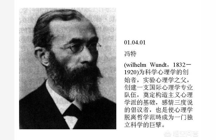 中国心理学界四大泰斗谁被誉为心理学之父或心理学第一人