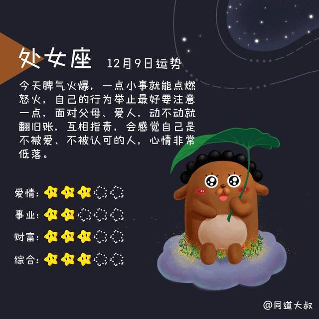 关于十二星座今天运势十二星座各自有什么性格特点